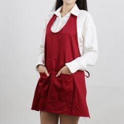 V-neck apron JHBA006