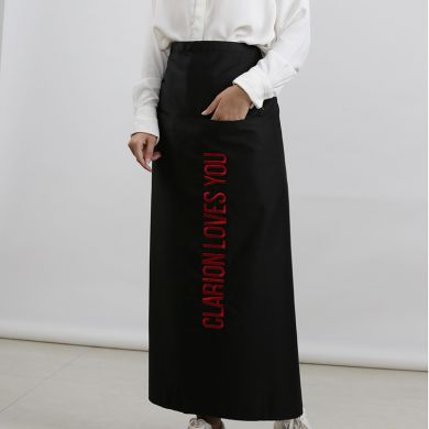 Double Layers Reversible Comfortable Durable Waist Apron Half Body Custom logo Apron