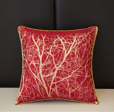 Modern European-Style Decorative Pillow Case 18x18 Inch, Wrinkle-Resistant Polyester Sofa Cushion Cover