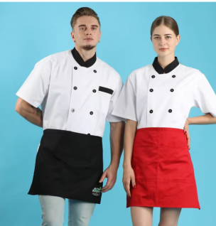 High Quality Short Sleeve Japanese Designer Chef Uniform Chef Coat Jacket Catering Uniform