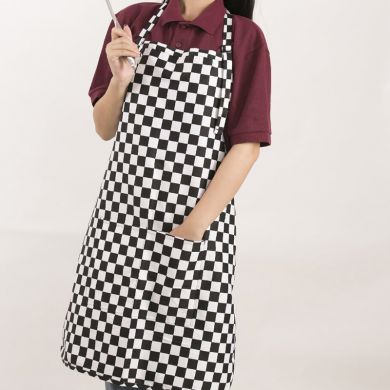 Professional Custom Bib Aprons | Durable 65/35 Poly-Cotton | For Kitchen & Service Staff