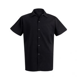 JHCS-19101W White Double-Breasted Short Sleeve Chef Jacket