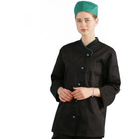 JHCS-19101W White Double-Breasted Short Sleeve Chef Jacket